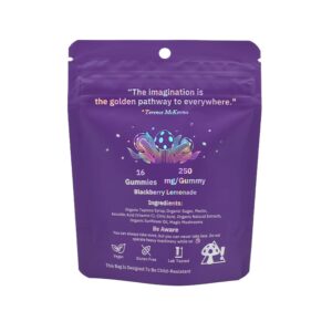 MycroChips Premium Magic Gummies - Blackberry Lemonade - back