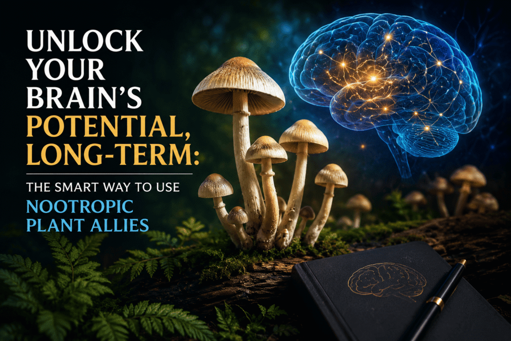 Unlock Your Brain’s Potential, Long-Term The Smart Way to Use Nootropic Plant Allies