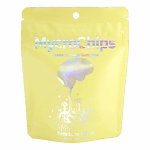 MycroChips Organic Psychedelic Gummies – Yuzu Lemon Tech - Front